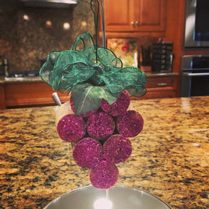 Wine Cork Bunch Grape Ornament| Christmas Ornament| Wine Lover Gift| Wine Corks| Cork Ornament| Wine Ornament| Wine Gift|Wine Bottle Hanging