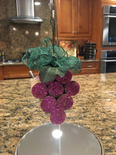 Load image into Gallery viewer, Wine Cork Bunch Grape Ornament| Christmas Ornament| Wine Lover Gift| Wine Corks| Cork Ornament| Wine Ornament| Wine Gift|Wine Bottle Hanging
