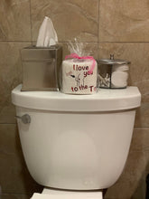 Load image into Gallery viewer, I love you from Bottom to the Top Funny Toilet Paper, Valentine&#39;s Day Gag Gift, Funny TP, Gag Gift, Birthday Funny Toilet Paper, TP humor
